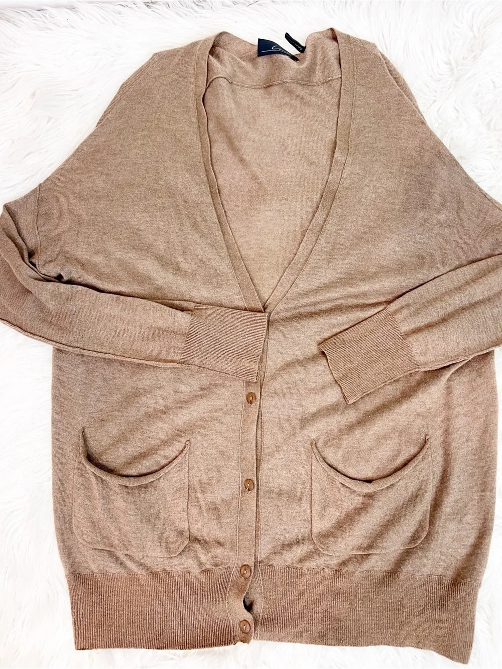 Line brown button